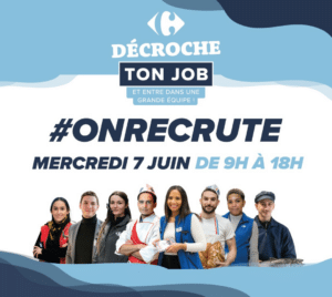 Affiche décroche ton job #onrecrute